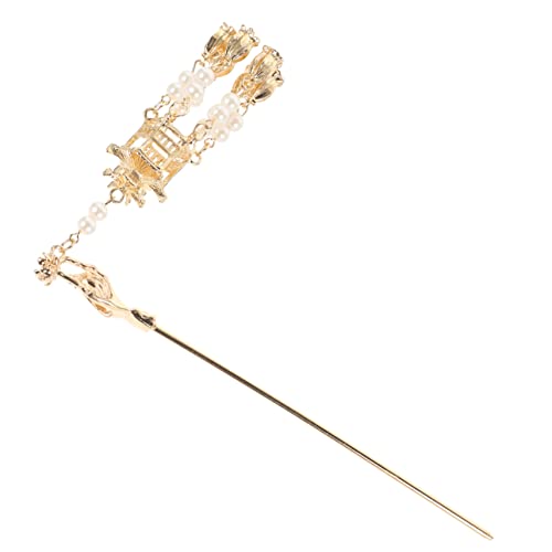 CANIGHT Chinesischer Haarstab Mit Perlen Und Quasten Lange Haarnadel Haarstyling-tool Für Frauen Brautschmuck von CANIGHT