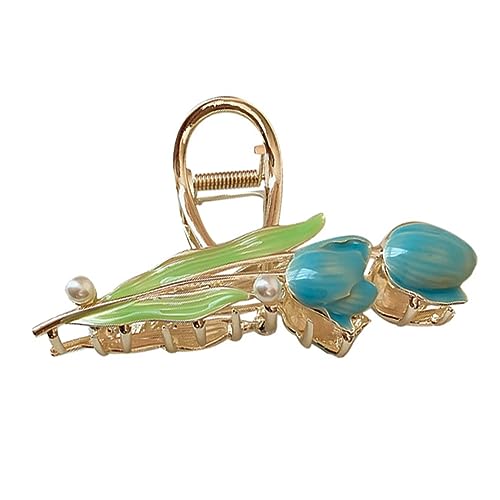 CANIGHT Metal Haarspangen Mit Perlen Tulpen-haarclip Für Dekorative Haarschmuckaccessoires Für Dünnes Haar Für Verschiedene Frisuren Und Anlässe von CANIGHT
