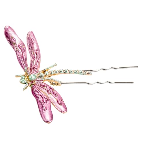 CANIGHT Dekorativer Haarstab Damen Haargabel Braut Haarnadeln Festival Kopfschmuck Haarschmuck Eleganter Haarstab Braut Haarschmuck Damen Haarstab Libelle Haarstab Haarnadel von CANIGHT