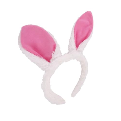 CANIGHT Haarband Mit Hasenohren Plüsch Stirnbänder Haarbänder Cosplay Party Zubehör von CANIGHT