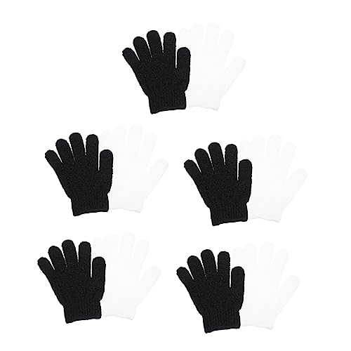 CANIGHT Ergonomisches Badetuch-set – Peeling-duschhandschuhe – 5-finger-fäustlinge Für Die Gründliche Reinigung von CANIGHT