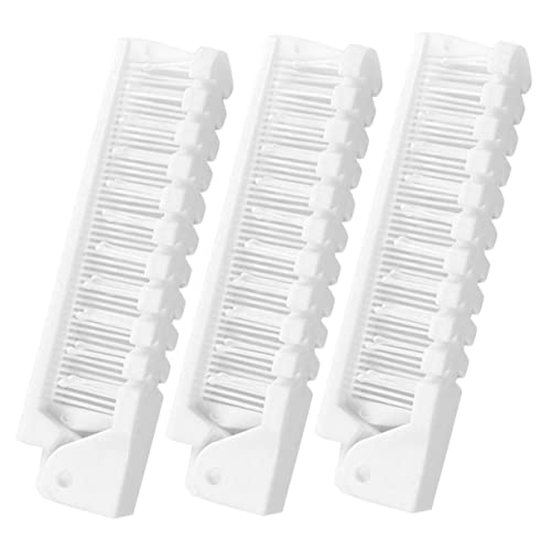 CANIGHT Faltbare Reisehaarbürste 3 Stück Anti Statisch Kompakte Taschenkämme für Erwachsene und Kinder Praktische für Zuhause und Unterwegs für Dickes Lockiges und Glattes Haar von CANIGHT