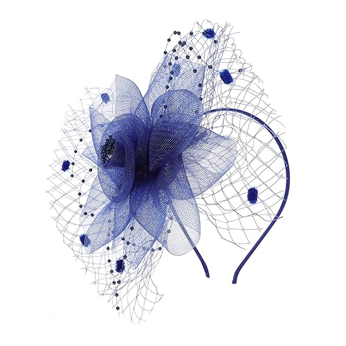 CANIGHT Fascinator Haarschmuck Für Damen Eleganter Mesh Kopfteil Mit Schleier Für Hochzeiten Teepartys Und Besondere Anlässe Komfortabel Und von CANIGHT