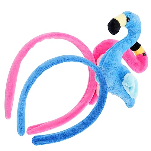 CANIGHT Flamingo Stirnband Cartoon Haarbänder Für Damen Sommer Party Kopfschmuck Gesichtswasch-haarband von CANIGHT