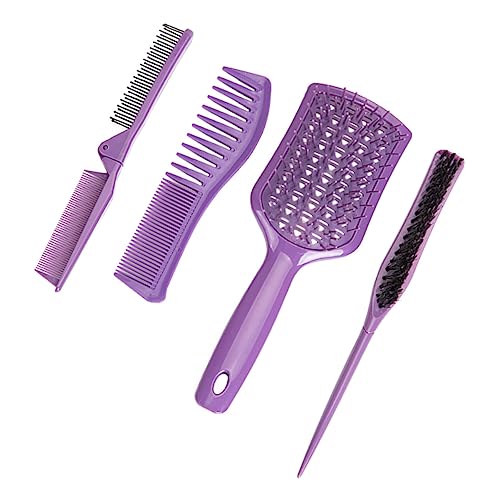 CANIGHT 4stücke Teiliges Multifunktionale Haarkämme Für Männer Und Frauen Sicherheitshaarkamm Bartkamm Anti-statik Hitzebeständig Für Friseure Und Zuhause von CANIGHT