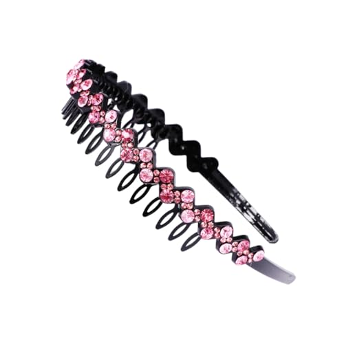 CANIGHT Haarband Mit Großen Acrylzähnen Kamm Und Strasssteinen Haarschleife Für Damen von CANIGHT