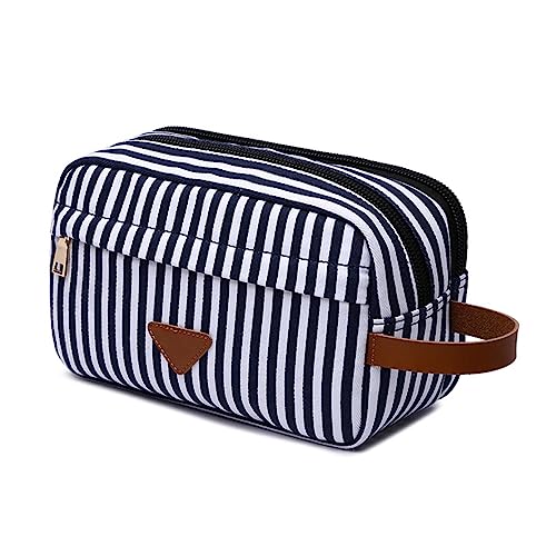 CANIGHT Große Kosmetiktasche Aus Canvas Mit Reißverschluss Kompakter Make-up-Organizer Für Reisen Leicht Und Robust Für Damen von CANIGHT