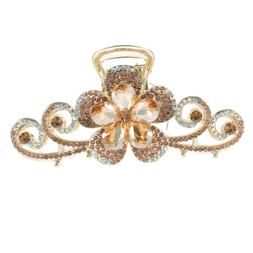 CANIGHT Große Haarspange Mit Strass Doppelter Griff Haarschmuck-accessoire Für Hochsteckfrisuren Und Alltägliche Looks Für Besondere Anlässe Und Täglichen Gebrauch von CANIGHT