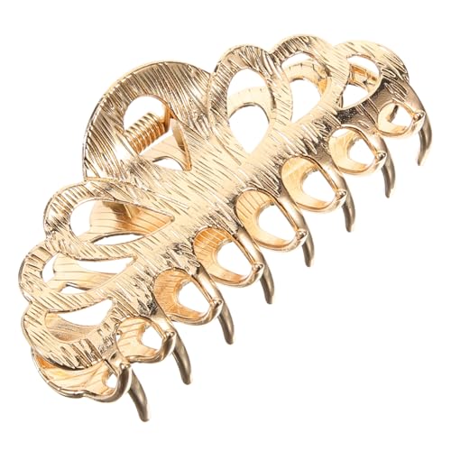 CANIGHT Große Geometrische Krone Haarklammer Für Dickes Haar Stilvolles Accessoire Für Damen Vielseitig Einsetzbar Haltbarem Legierungsmaterial Für Haarlänge Und Frisur von CANIGHT