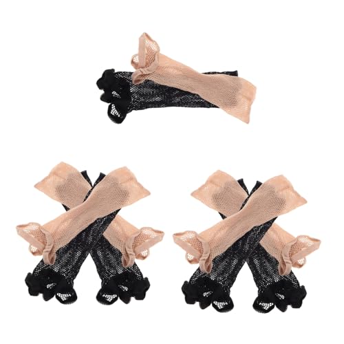 CANIGHT 10 Stück Elastische Mit Netz Für Perücken Haarnetze Für Frauen Mit Langem Haar Schwarz Zum Tragen Bei Partys Und Alltag von CANIGHT