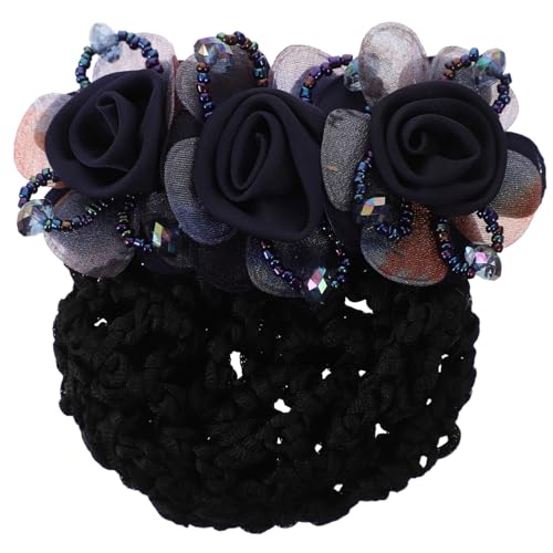 CANIGHT Haarknotennetz Für Krankenschwestern Haarknotenhalter Für Damenhaar Blumen-haarnetz-clip Haar-accessoire Für Teenager-mädchen von CANIGHT