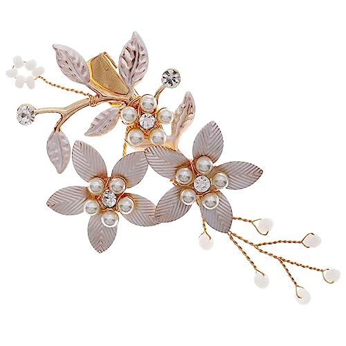 CANIGHT Haarspange Mit Strass Und Blumenspange Kopfschmuck Hochzeit Der Braut Für Frauen Brautschmuck CANIGHT Haarspange Mit Strass Und Blumenspange Kopfschmuck Hochzeit Der Braut Für Frauen Brautschmuck von CANIGHT