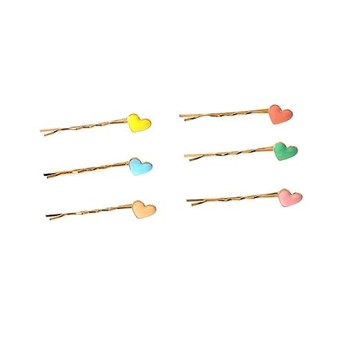 CANIGHT Legierung Bobby Pin Herz Design Haar Clips Für Mädchen Elegante Haar Zubehör Party Haarnadel Set von CANIGHT