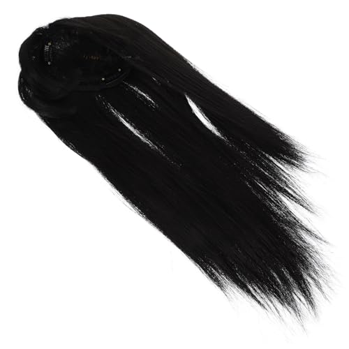 CANIGHT Haarteil für Verstellbar Nahtlos für Dünner Werdendes Haar Synthetische Perücke Wiglet mit Natürlichem Volumen Einfach Anzubringen von CANIGHT