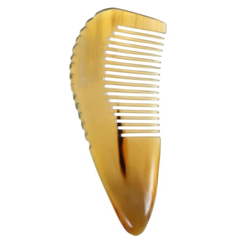 CANIGHT Handlicher Haarkamm Aus Natürlichem Horn Pflegewerkzeug Für Zuhause Leicht Und Langlebig Für Männer Und Zur Reduzierung Von Haarausfall Und Sanfter Anwendung Kopfhaut von CANIGHT