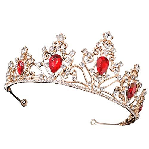 CANIGHT Hochzeit Krone Mit Strass Für Damen Braut Tiara Party Kopfschmuck Elegantes Stirnband Filigrane Diadem von CANIGHT