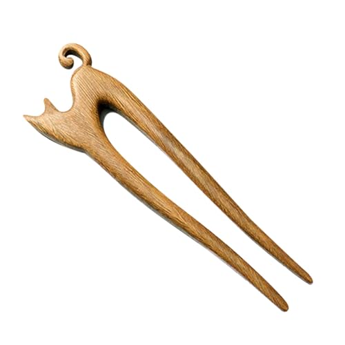 CANIGHT Chinesische Holz-haarspange Mit Katzenmotiv Handgefertigter Retro-haarstab Für Lange Haare Haarschmuck-zubehör Für Damen CANIGHT Chinesische Holz-haarspange Mit Katzenmotiv Handgefertigter Retro-haarstab Für Lange Haare Haarschmuck-zubehör Für Damen von CANIGHT