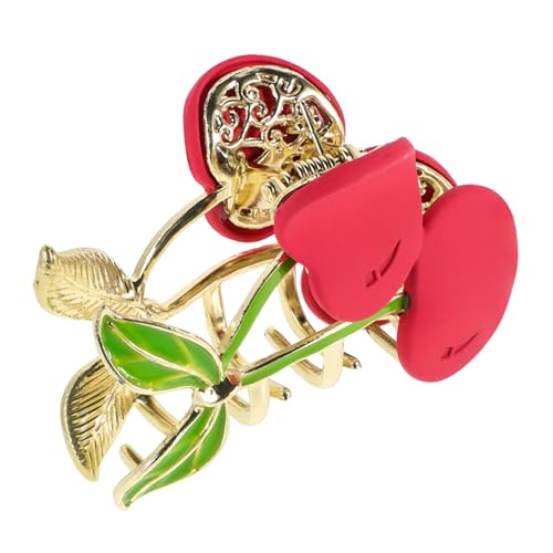 CANIGHT Kirsch Haarspange, Haarnadel Im Chinesischen Stil, Obst Haarspangen Für Frauen, Haarspange Im Chinesischen Stil, Kirsch Haarspangen, Einzigartige Haarspangen, Süße Haarspangen Für von CANIGHT