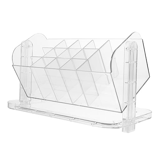 CANIGHT Kosmetikregal pinsel halterung pinselständer parfümregale schminke organizer Make-up-Organizer Inhaber Creme Desktop-Parfüm-Organizer Desktop-Make-up-Rack das Haustier Transparent von CANIGHT