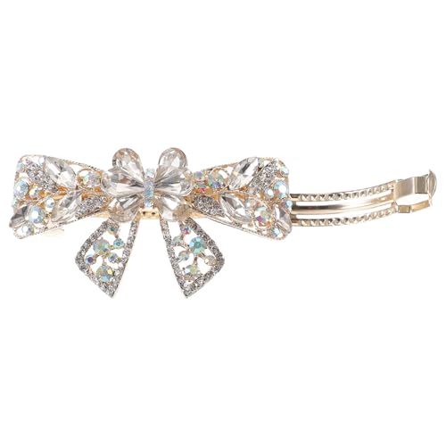 CANIGHT Elegante Haarschleifenklammer Große Haarnadel Strasssteine Haarspange Für Mädchen Vintage-haarschmuck Für Pferdeschwanz-zöpfe CANIGHT Elegante Haarschleifenklammer Große Haarnadel Strasssteine Haarspange Für Mädchen Vintage-haarschmuck Für Pferdeschwanz-zöpfe von CANIGHT