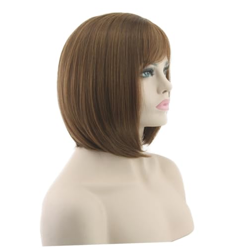 CANIGHT Cosplay-perücke Bob-perücke Für Damen Natürliche Synthetische Geschwungene Perücke Bequeme Party-kopfbedeckung CANIGHT Cosplay-perücke Bob-perücke Für Damen Natürliche Synthetische Geschwungene Perücke Bequeme Party-kopfbedeckung von CANIGHT
