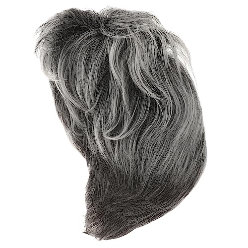 CANIGHT Kurze Synthetische Perücke Für Flauschige -perücke Cosplay Und Bühnenauftritte Atmungsaktiv Und Zu Tragen von CANIGHT