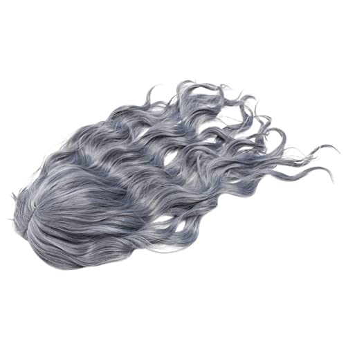 CANIGHT Lange Synthetische Perücke Mit Flauschige Gewellte Damenperücke Cosplay-kostümzubehör von CANIGHT