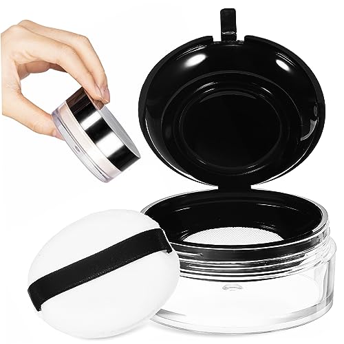 CANIGHT Leeres Puderetui Reisegröße Behälter Kissen-kompaktetui Für Lose Puder von CANIGHT