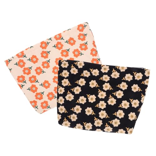 CANIGHT 2stücke Tragbare Kosmetiktaschen Cord Mit Reißverschluss Für Und Aufbewahrung Von Make-up Und Toilettenartikeln Schwarz Und Beige Für Damen von CANIGHT