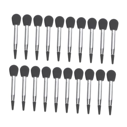 CANIGHT 20stücke Silikon Lippen Und Augen-make-up Pinsel Wiederverwendbare Nicht Klebende Applikatoren Für Präzise Anwendung Von Lippenstift Und Lidschatten Tragbar Und Leicht Für von CANIGHT