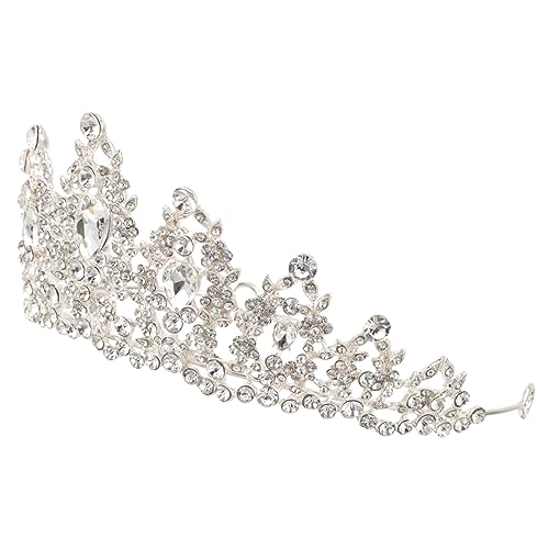 CANIGHT Mädchen Krone Stirnband fastnacht kopfbedeckung weihnachtshaarschmuck Strasskrone Mädchenkrone Kopfschmuck mit Retro-Krone Kronen-Haarband Haarschmuck für die Braut Strasssteine CANIGHT Mädchen Krone Stirnband fastnacht kopfbedeckung weihnachtshaarschmuck Strasskrone Mädchenkrone Kopfschmuck mit Retro-Krone Kronen-Haarband Haarschmuck für die Braut Strasssteine von CANIGHT