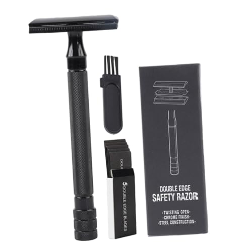 CANIGHT Manueller Rasierer Für Zuhause Reisen Und Hotels Doppelklingen-rasierer Aus Metall Ergonomischer Griff Für Sanfte Rasur Für Gesicht Körper Und Beine von CANIGHT