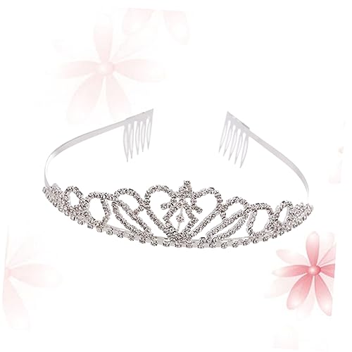 CANIGHT Hochzeit Tiara Krone Für Frauen Elegante Braut Haarschmuck Mit Funkelnden Strasssteinen Stilvolles Brautaccessoire Für Den Großen Tag HG044 von CANIGHT