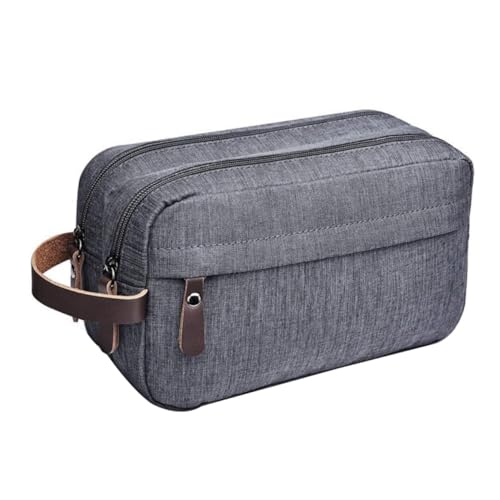 CANIGHT Großer Kosmetikbeutel Für Herren Wasserabweisend Tragbar Mit Viel Stauraum Für Reisen Für Pflege Und Kosmetikartikel Aus Strapazierfähigem von CANIGHT