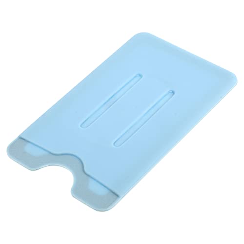 CANIGHT Multifunktionaler Handy Kartenhalter aus Silikon Selbstklebendes Kartenetui für Rückseite Smartphones für Kreditkarten Id Karten und Mehr Blau von CANIGHT