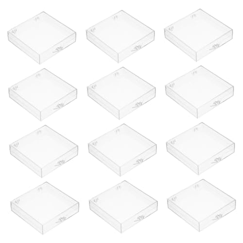 CANIGHT Aufbewahrungsbox Für Nagelspitzen Transparentes Etui Mit Deckel Organizer Für Künstliche Nägel 12-teilige Kasten Für Nagelstücke Praktisch Für Salon von CANIGHT