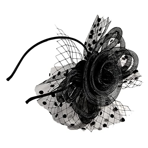 CANIGHT 1stück Schwarz Netz Haarschleife Damen Kopfschmuck Für Feste Elegante Haarband-accessoires Für Partys Und Fotoshootings Chic Und Attraktiv von CANIGHT