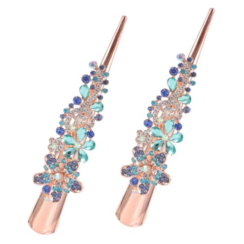 CANIGHT 1paar Rhinestone Haarklammer Für Frauen Eleganter Alligator Clip Rutschfest Für Feines Haar Für Hochzeiten Partys Und Besondere Anlässe Dekorative Haaraccessoires von CANIGHT