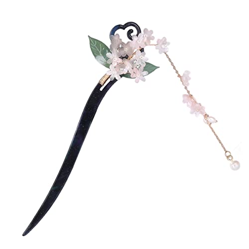 CANIGHT Haarstäbchen Für Damen Mit Blumendekor Minimalistisches Haar-accessoire Vintage-haarstab Aus Metall Leicht Zu Verwenden in Verschiedenen Frisuren von CANIGHT