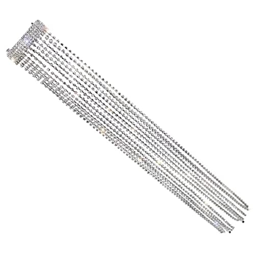 CANIGHT Rhinestone Ponytail Holder Mit Quaste Eleganter Haarschmuck Für Für Partys Hochzeiten Und Festivals Verziert Mit Funkelnden Haarsteinen Und Ketten von CANIGHT