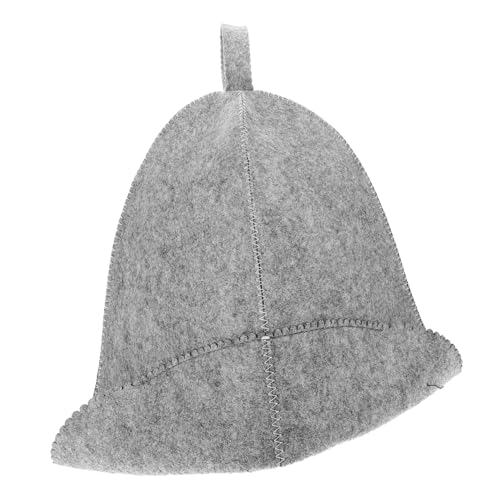 CANIGHT Saunahut Aus Filz Badehut Für Männer Wasserabsorbierender Hut Bequemer Tragekomfort Für Sauna Und Duschzeit von CANIGHT