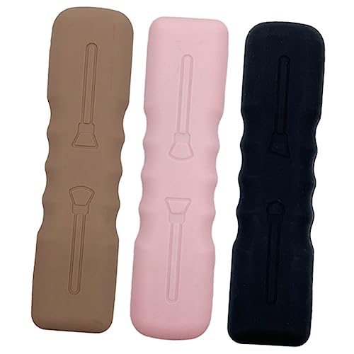 CANIGHT 3stücke Teiliges Silikon Makeup Pinsel Halter Tragbare Kosmetik Organizer Tasche Für Reisen Und Aufbewahrung Für Makeup Tools Damen Und Mädchen von CANIGHT