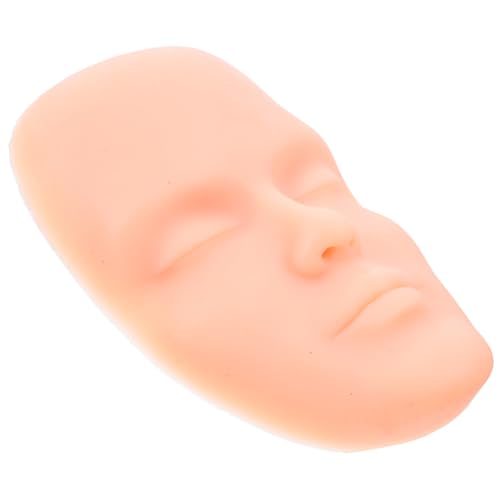 CANIGHT Silikon Make-up Übungswerkzeug Realistische Gesichtsmaske Für Augenbrauen Eyeliner Lippen Für Wimpern-make-up-training Wiederverwendbar Hautfarbe von CANIGHT