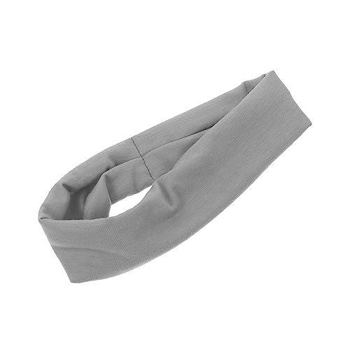 CANIGHT Fitness Stirnband Für Und Damen Elastisches Rutschfestes Yoga-headwrap Für Sport Joggen Und Basketball Stylisches Schweißabsorbierendes Haarband Hellgrau von CANIGHT