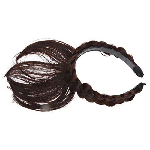 CANIGHT Geflochtenes Stirnband Für Damen Haarband Mit Perückenband Stirnband Mit Haaren Einfach Zu Tragen Für Partys Und Festivals von CANIGHT