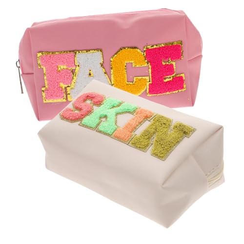 CANIGHT Süße Make-up-Tasche Für Damen 2 Stück Tragbare Kosmetiktasche Für Unterwegs Für Die Freundin von CANIGHT