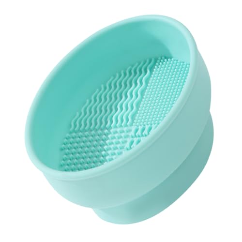 CANIGHT Make-up Pinsel Reinigungs-schale Mit Trocknungsständer Praktisches Für Make-up-tools Für Frauen Zur Sicheren Reinigung Und Aufbewahrung Von Pinsel Und Schwämmchen Mintgrün von CANIGHT