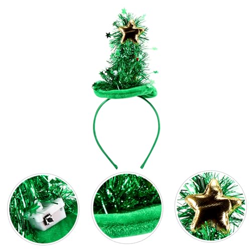 CANIGHT Weihnachten Baum Stern Haarband Kopfschmuck 2pcs Baum Clip Weihnachten Clip Spaß Party Requisiten Für Altersgruppen von CANIGHT