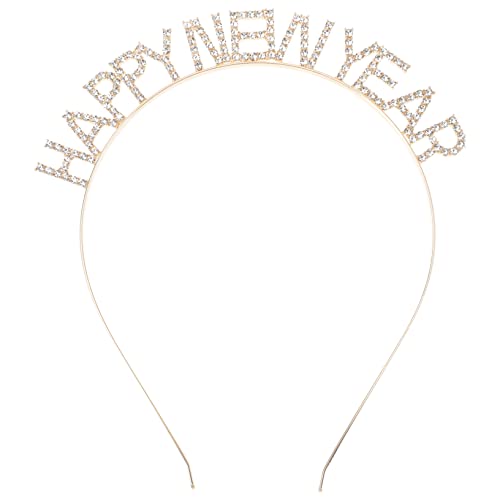 CANIGHT tragbares Silvester-Partyzubehör Haarschmuck für Frauen Kopf boppers neujahr haarreif mode fashion Frühlingsfest-Party-Requisiten Frühlingsfest-Gastgeschenke Zinklegierung Golden von CANIGHT