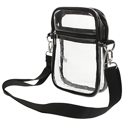 CANIGHT Crossbody Phone Bag PVC Transparente Umhängetasche Für Damen Verstellbarer Schultergurt Für Konzerte Und Mit Reißverschluss Für Handy Und Kosmetik von CANIGHT